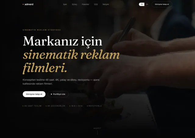 ADMERD arayüzü 1