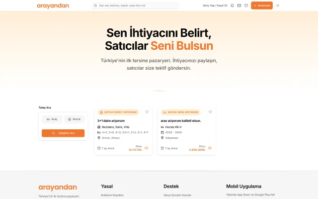 Arayandan arayüzü 1
