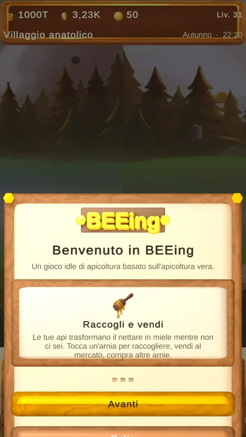 BEEing — arayüz 1