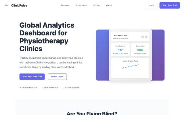 ClinicPulse interface 1