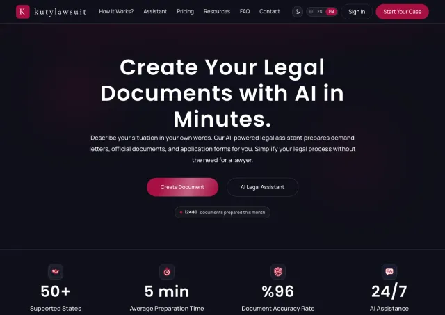 Kutylawsuit arayüzü 1
