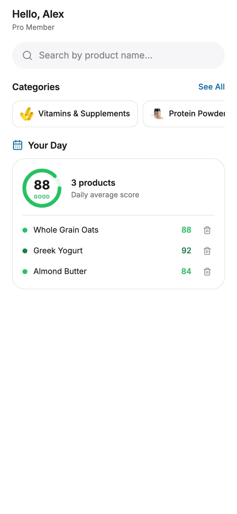 LabelFacts — arayüz 1